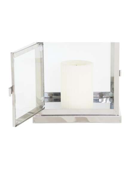 Set 2 Faroles Cubo Cromados