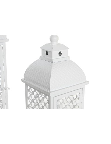 Set 3 Faroles de Metal Calado