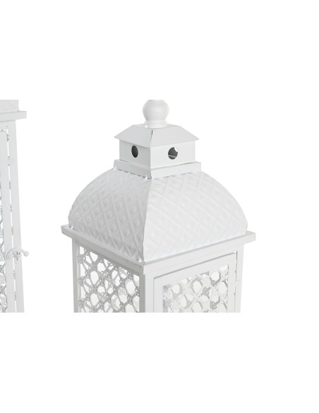 Set 3 Faroles de Metal Calado