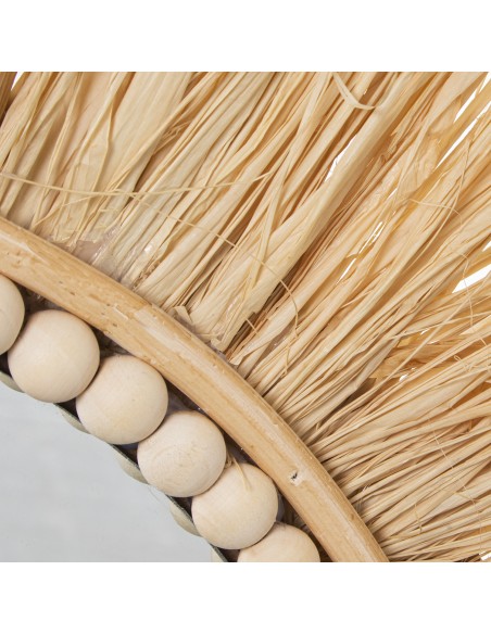 Espejo Pared Ratán Natural