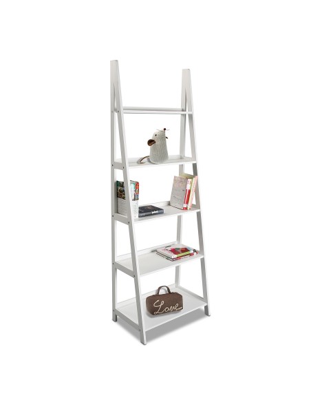 Estantería Escalera en Color Blanco