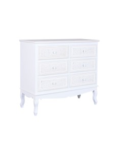 Cómoda madera blanca