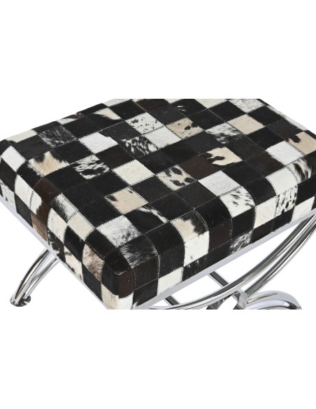 Descalzadora Acero y Piel Rombos