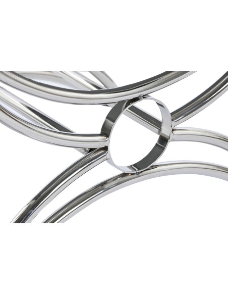 Descalzadora Acero y Piel Rombos Camel