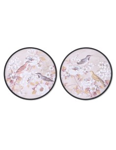 Cuadro redondo pajaros