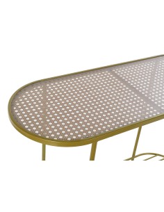Consola dorada/cristal 2
