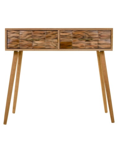 Consola Entrada madera 2 cajones