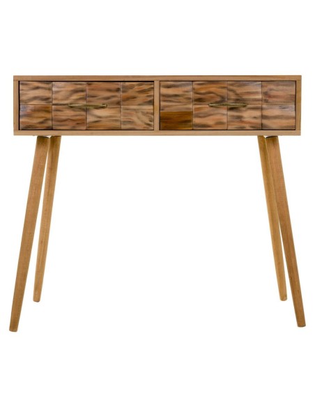 Consola Entrada madera 2 cajones