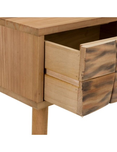 Consola Entrada madera 2 cajones