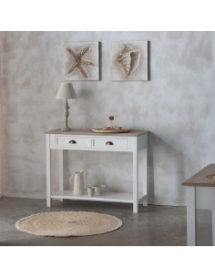 Mueble entrada blanco 2