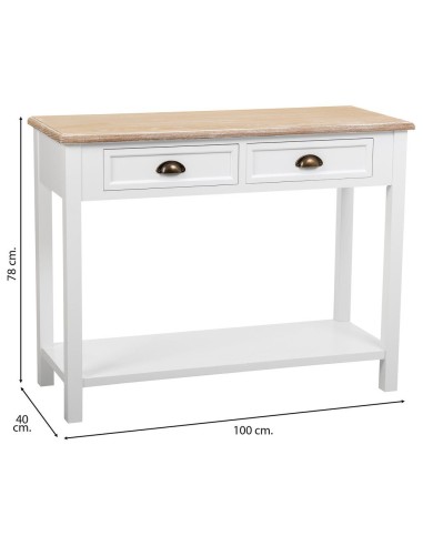 Mueble entrada blanco