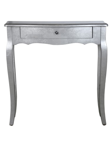 Mesa entrada 1 cajón color Plata