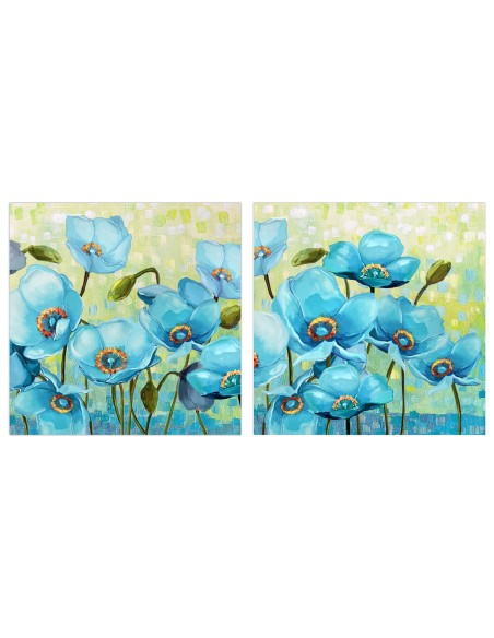 Cuadro lienzo flores 40*40