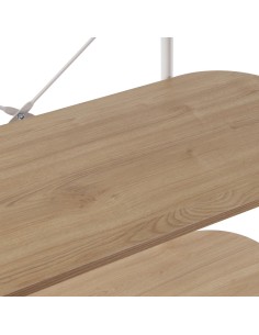 Estantería de metal y madera con 5 alturas 2