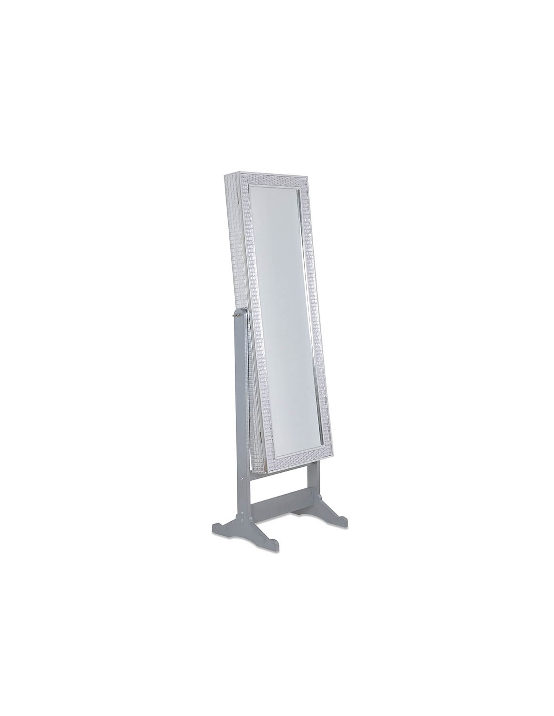 Espejo Joyero Blanco 35x153 cm