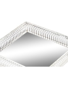 Bandeja metal espejo 15*15cm 2