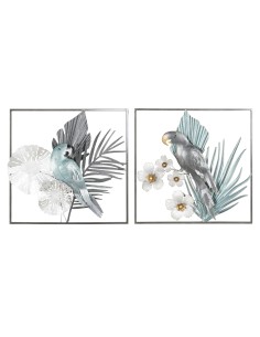 Decoración de metal loro 50*50
