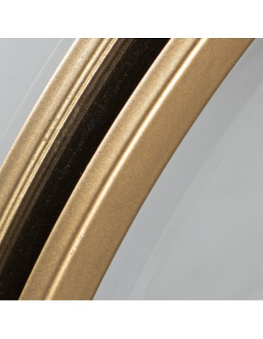 Espejo metal dorado diseño