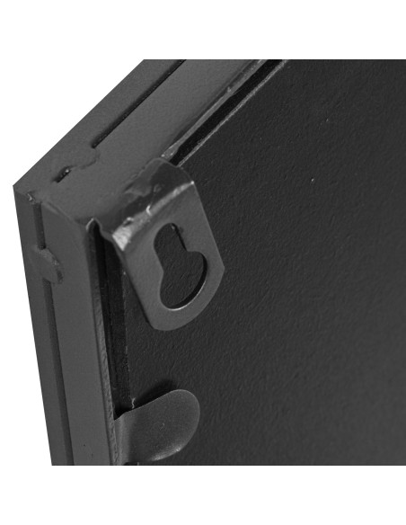 Espejo de metal en negro de 60*90cm