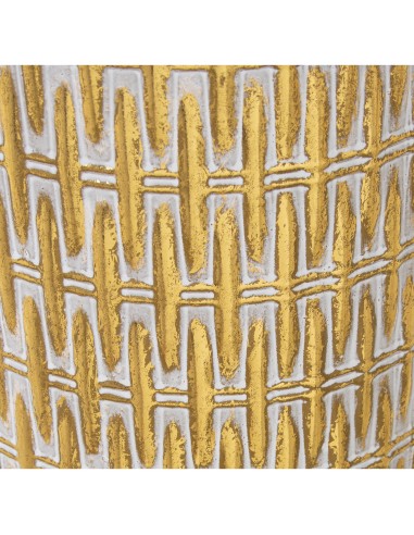 Jarrón metal en dorado 89 cm