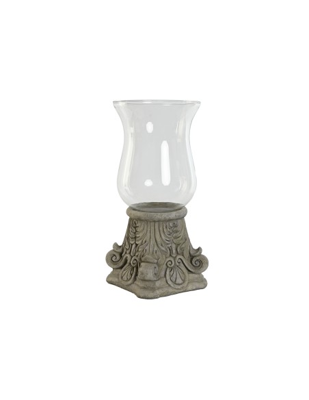 Porta vela Cemento y Cristal 58cm