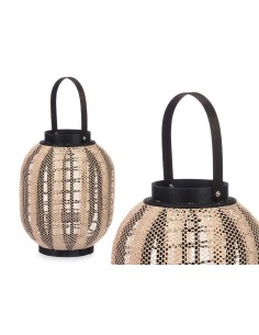 Porta vela de Madera Oval 32cm 2