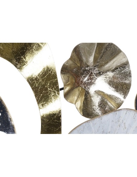 Decoración de pared en metal diseño círculos