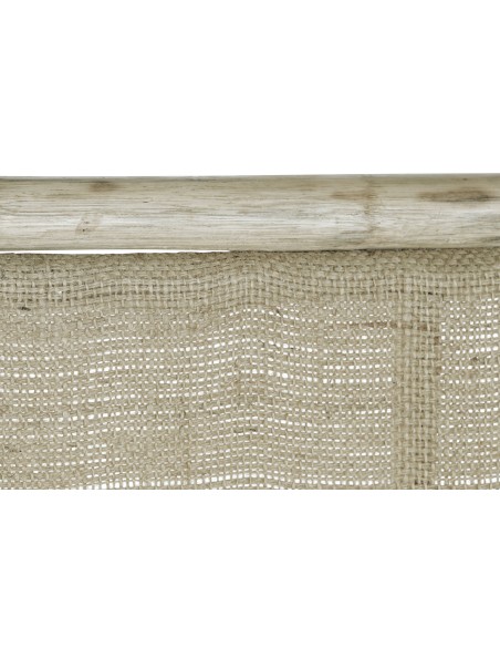 Cabecero de cama de ratán diseño doble altura