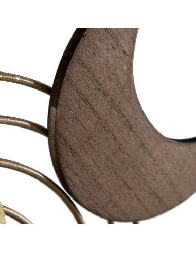 Decoración Pared de Metal y Madera