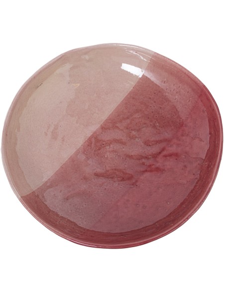 Centro de cerámica en rosa tricolor