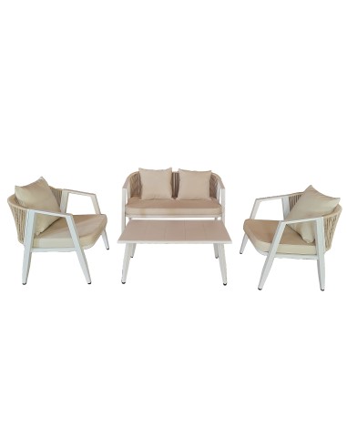 Conjunto de exterior de sofa+2 sillas y mesa