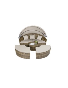 Cama chill out de ratán sintético