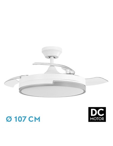 Ventilador de techo Olimpia blanco/gris