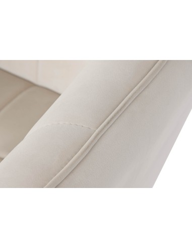 Sillón de poliéster en crema