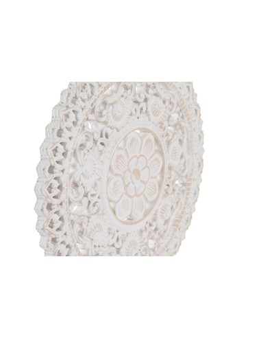 Decoración de madera calada con pie