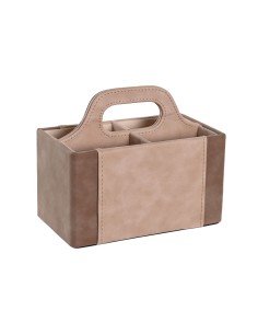 Porta mandos de piel en marrón