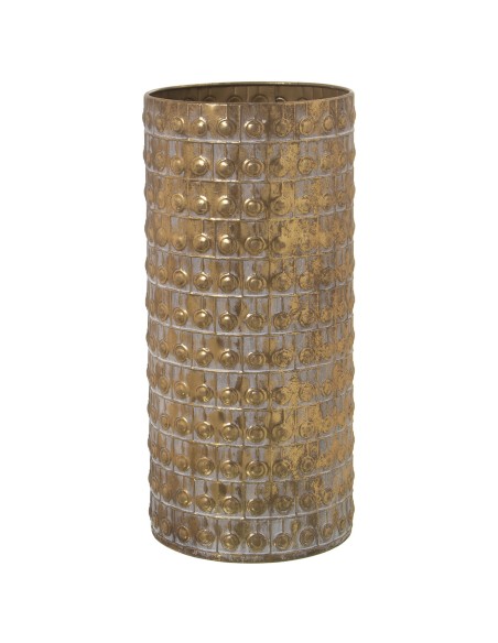 Paragüero Bolas Dorado metal