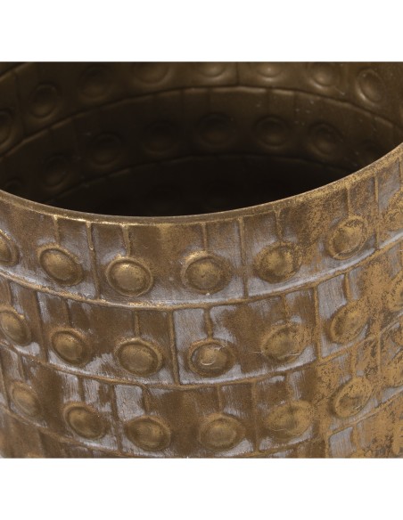 Paragüero Bolas Dorado metal