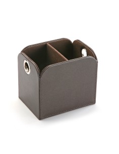 Porta mandos poliéster chocolate