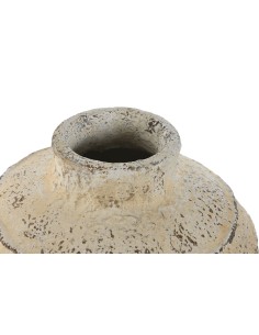 Jarrón magnesio en blanco envejecido 2