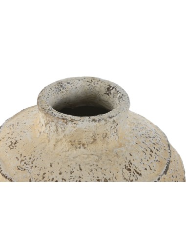 Jarrón magnesio en blanco envejecido