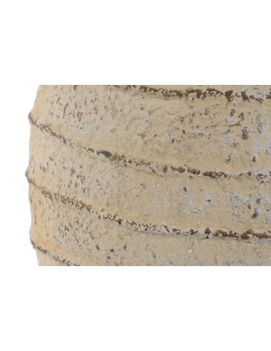 Jarrón magnesio en blanco envejecido