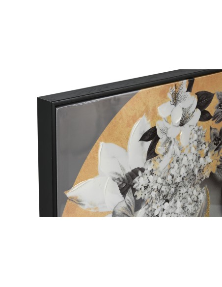 Cuadro mujer con flores