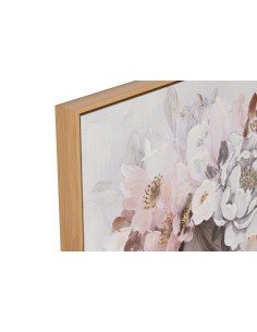 Cuadro mujer con flores