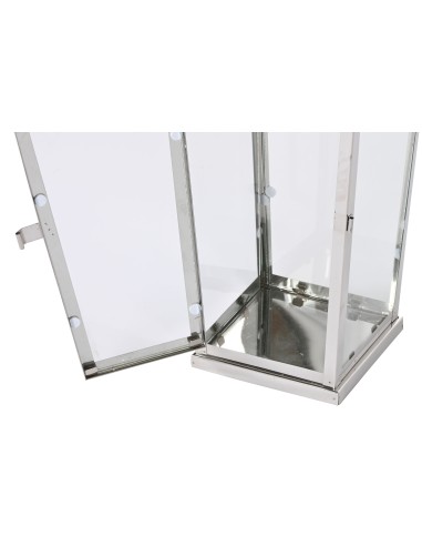 Juego de 3 faroles Acero