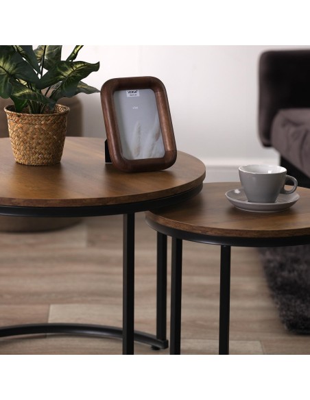 Juego de 2 mesas auxiliares