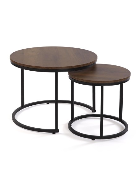 Juego de 2 mesas auxiliares