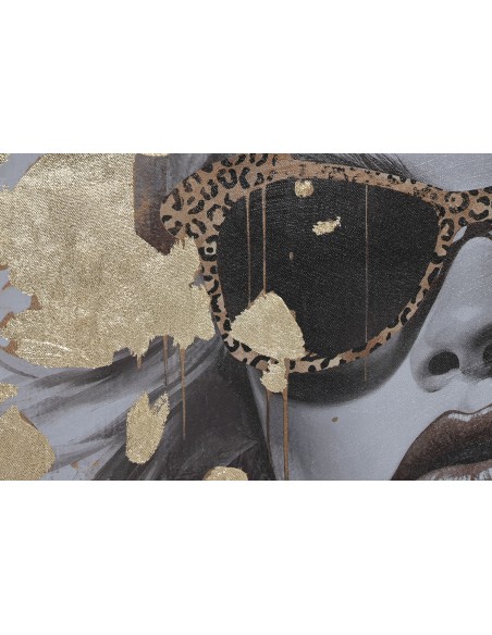 Cuadro mujer con gafas