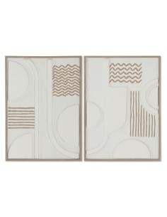 Cuadro de papel mache abstracto