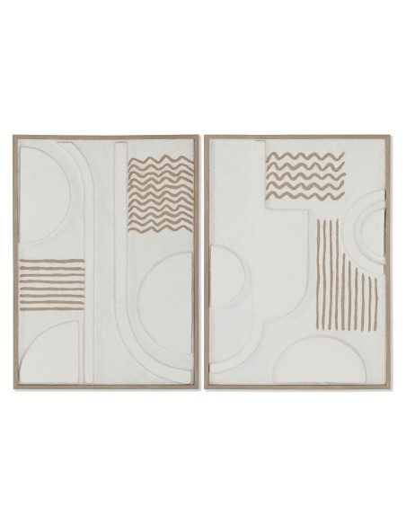 Cuadro de papel mache abstracto